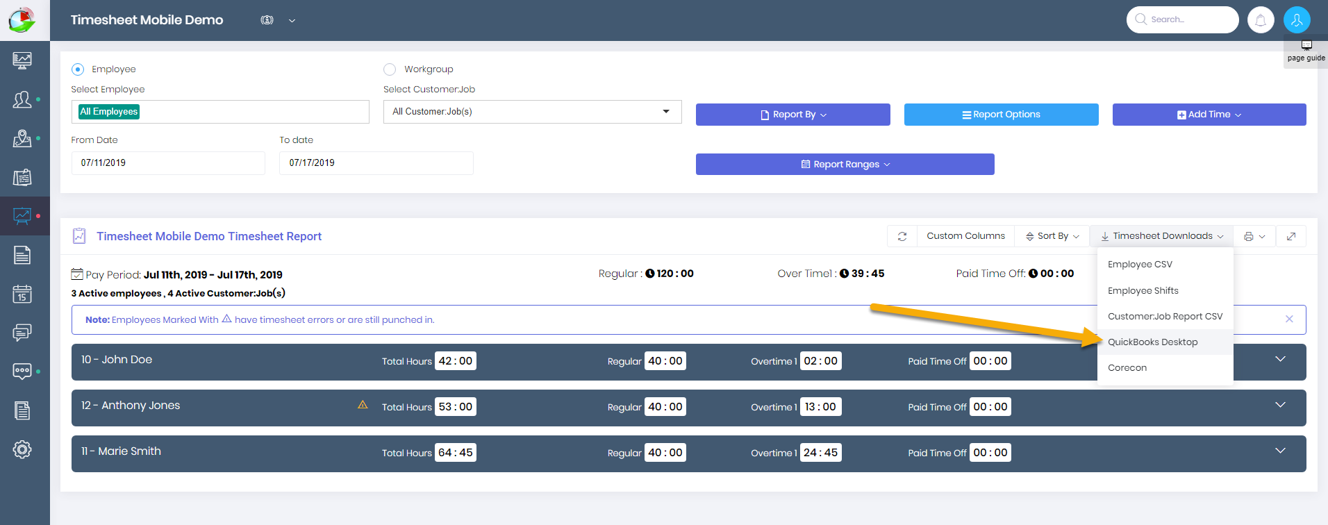 quickbooks desktop 2019 import csv