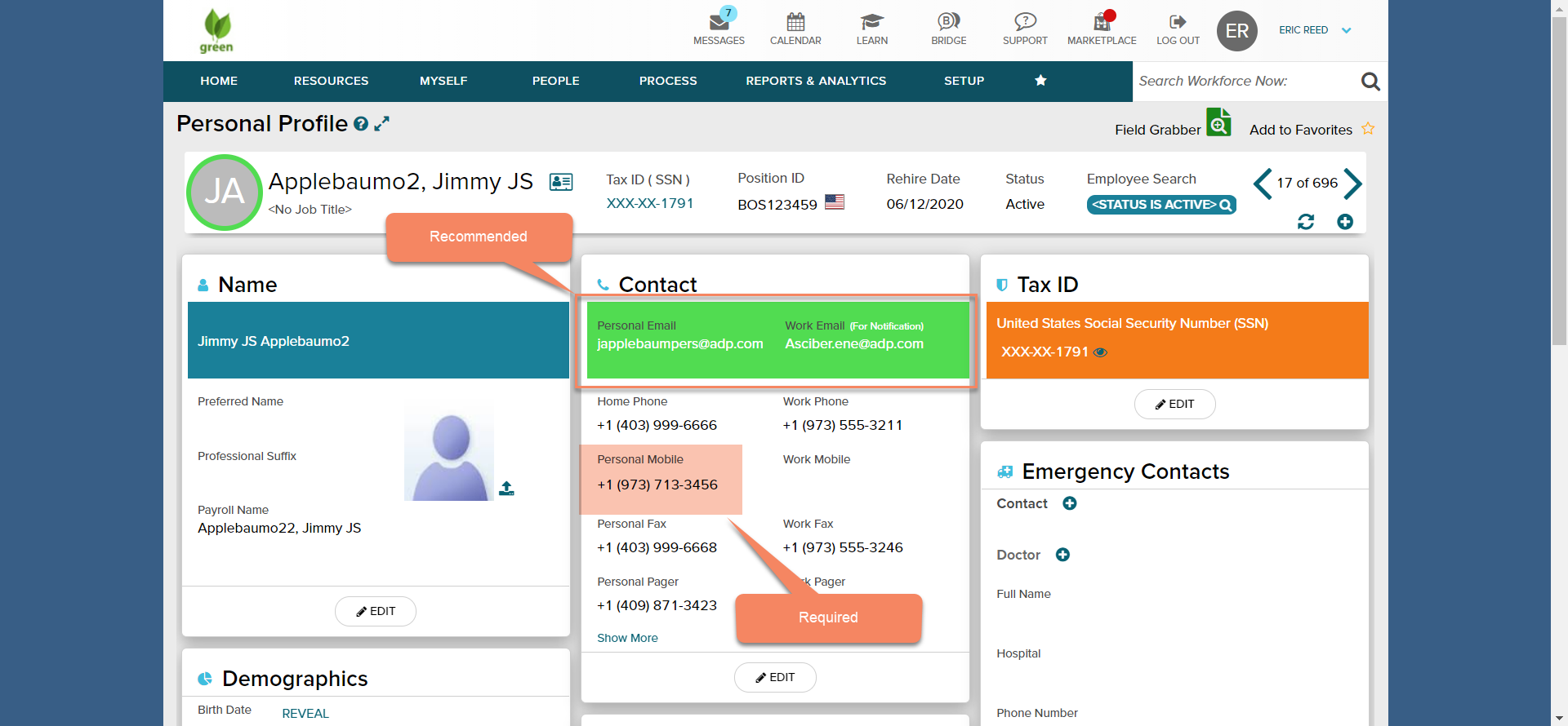 Connecting to ADP Workforce Now® Timesheet Mobile